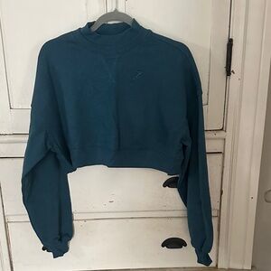 Gymshark Blue Cropped Hoodie